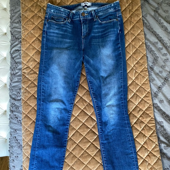 Paige Skyline Skinny Distressed Jeans - Picture 6 of 10